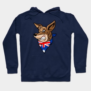 Cool Australian Kangaroo Head Hoodie